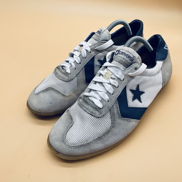 Rare 80's Converse Racquetball Sneakers Shoes Men size 10.5 Made in Korea - Picture 1 of 9